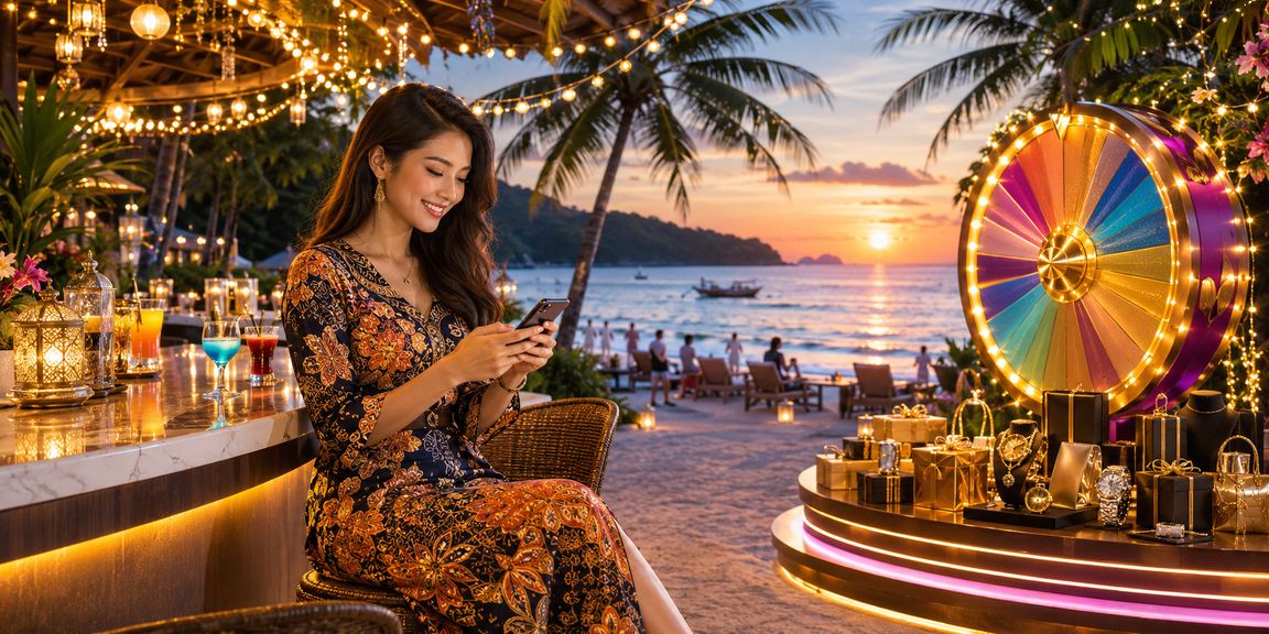 Cabutan bertuah Lucky Draw gaya batik Langkawi
